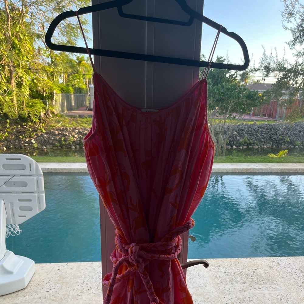 mini RHODE dress with rope belt